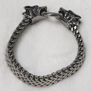 Stainless Steel Wolf Bracelet